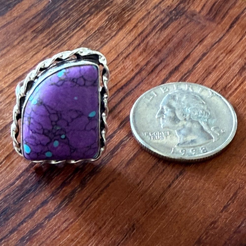 Sugilite ring - Picture 5 of 6